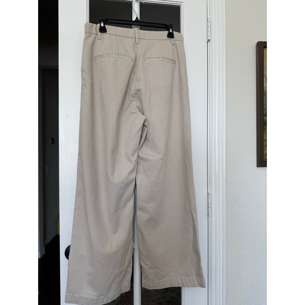 Abercrombie and Fitch | women’s high rise wide leg pleated pants cotton 29/8 S - Picture 4 of 12
